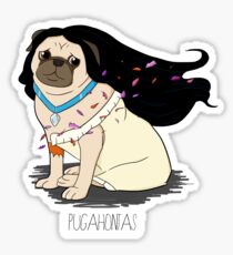 Pugahontas Sticker