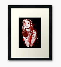 Splatter Buffy Framed Print