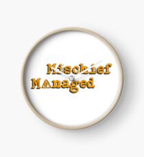 Mischief Managed Clock