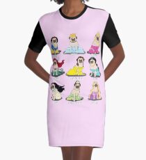 Vestido camiseta Princesas Pug