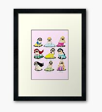 Pug Princesses Framed Print
