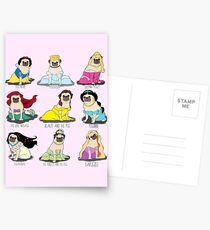 Postales Princesas Pug