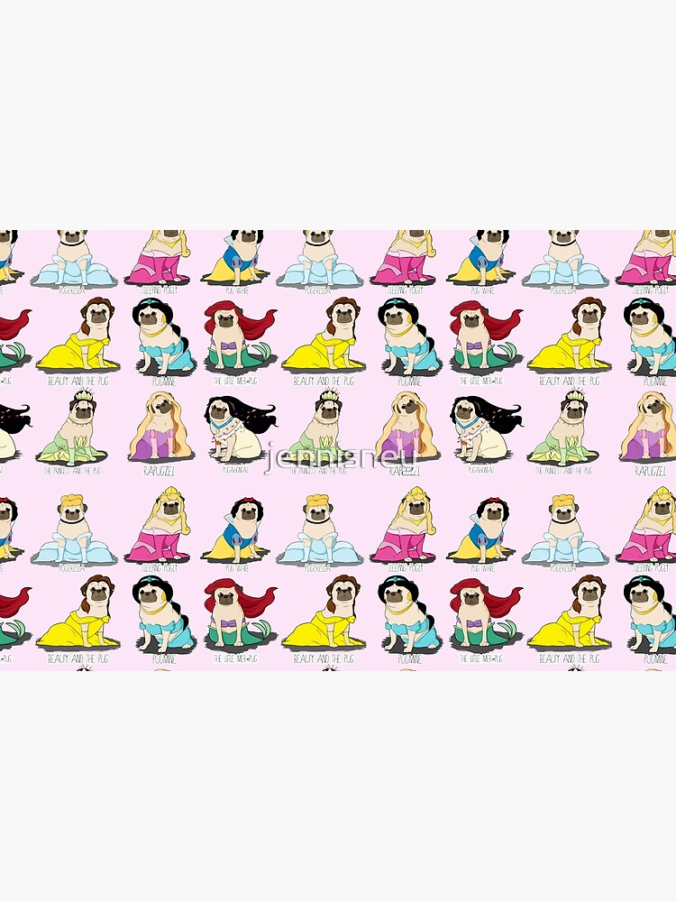 Pug Princesses by jennisney