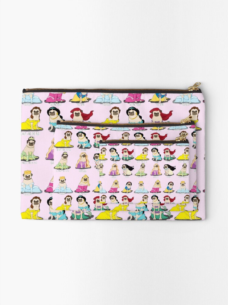 Alternate view of Pug Princesses Zipper Pouch