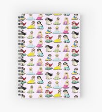 Pug Princesses Version 2 Spiral Notebook