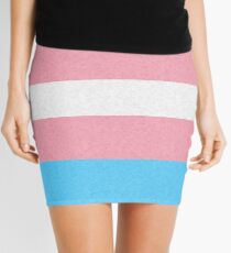 Transgender-Stolz-Flagge Minirock