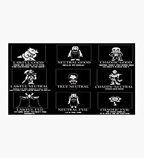 Undertale X Dungeons + Dragons Photographic Print