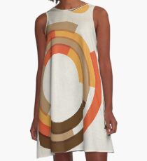 Modernist Vinyl A-Line Dress