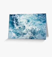 Sea Waves in the Ocean Greeting Card