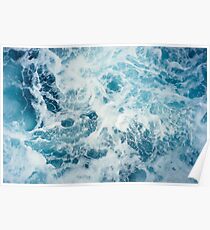 Sea Waves in the Ocean Poster