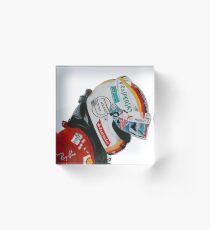 Vettel Helm 2017 Acrylblock