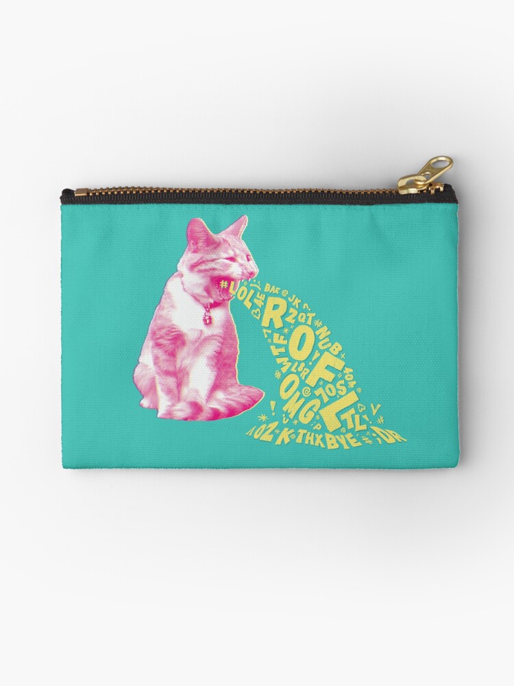 "Word Vomit" Zipper Pouch by wildwomen Redbubble