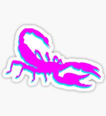 Neon Scorpion Sticker