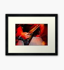 Guitar Hero Framed Print