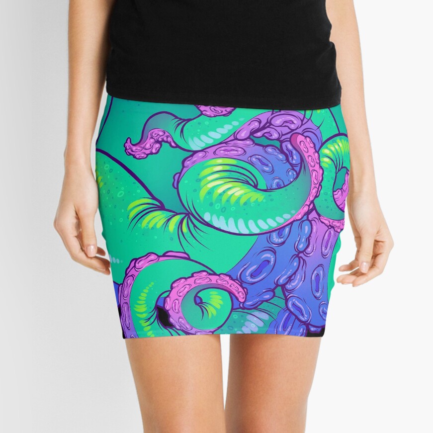 Cthulhu Tentacles Mini Skirt