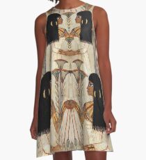 Offering Lotus Flowers A-Line Dress