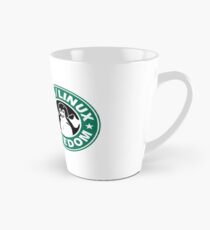 GNU Linux Freiheit Grün Tasse (konisch)