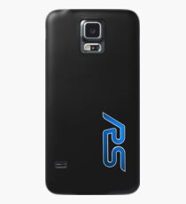 Funda/vinilo para Samsung Galaxy Cubierta de placa RS negra y azul