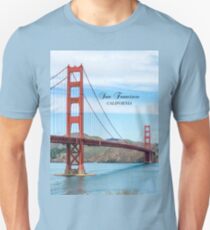 San Francisco, California - Golden Gate Bridge Unisex T-Shirt
