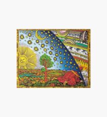 Lámina de exposición Flammarion grabado en color