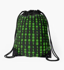Binary Code Inside Drawstring Bag