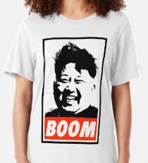 Kim Jong Un BOOM Slim Fit T-Shirt