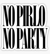 No Pirlo No Party Sticker