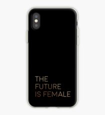Vinilo o funda para iPhone El futuro es femenino (vertical)
