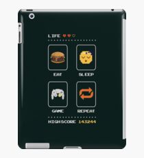 Eat Sleep Game Repeat iPad Case/Skin