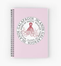 Galapagos Islands Octopus Spiral Notebook