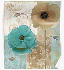 Beach Poppies Poster
