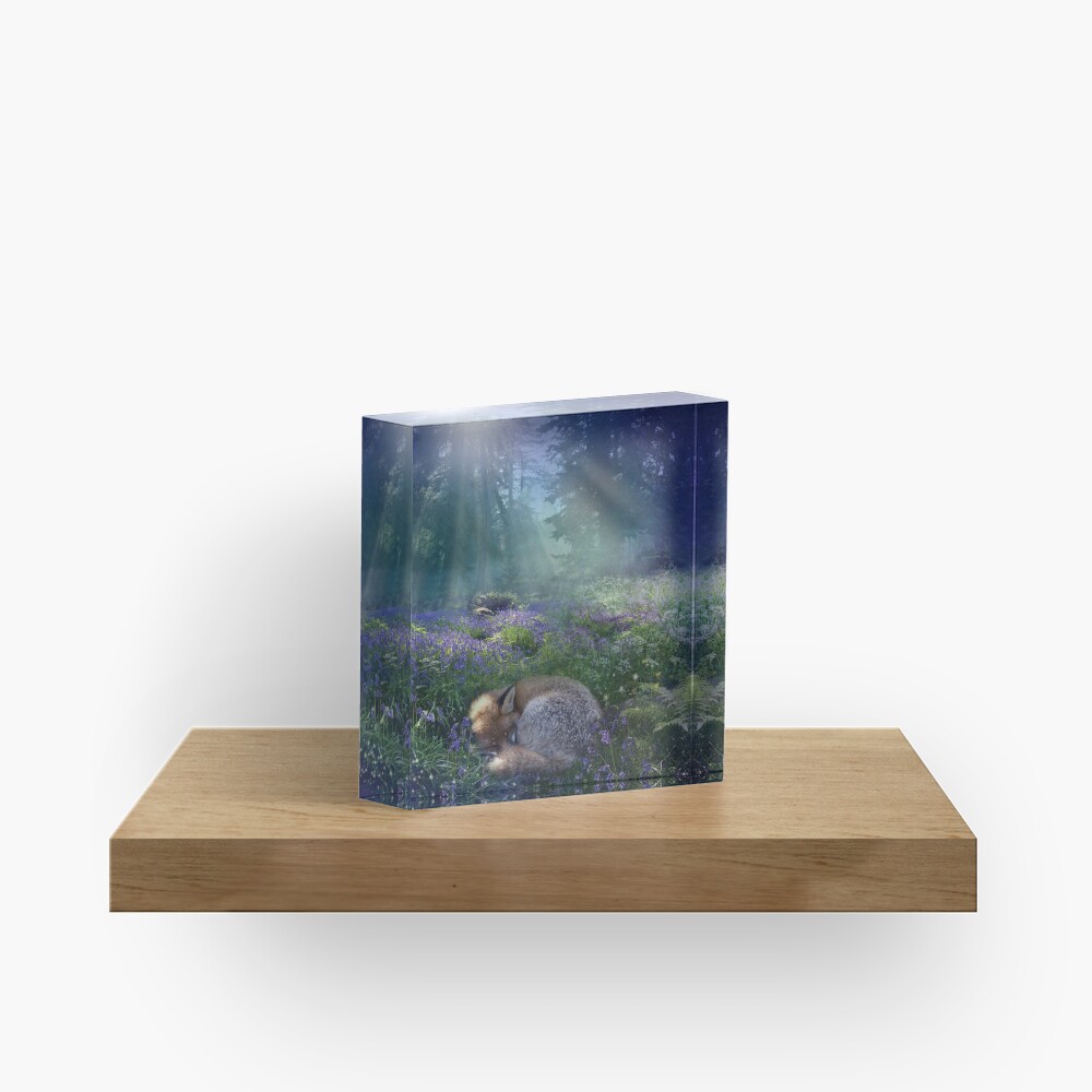 Bluebell Dawn Acrylic Block