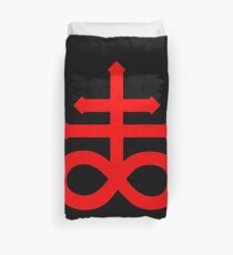 Funda nórdica Cruz satánica Cruz de Leviatán