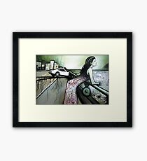 Little Fast car Framed Print