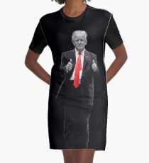Donald Trump For President 2016 Thumbs Up Graphic T-Shirt Dress