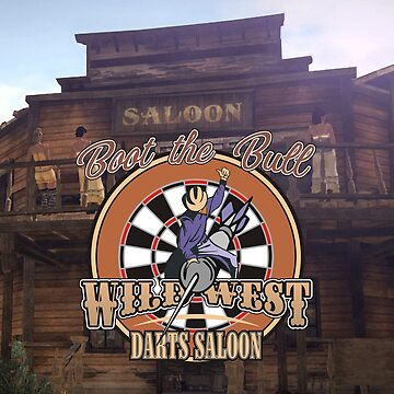 Artwork thumbnail, Wild West Darts Saloon Darts Shirt by mydartshirts