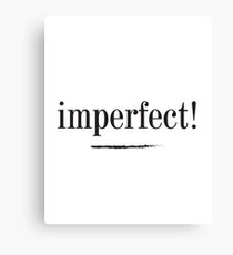 Imperfect Canvas Print