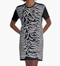 Unknown Pleasures - Joy Division Graphic T-Shirt Dress