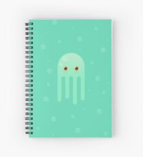 Lime Jellyfish Spiral Notebook