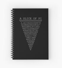 Cuaderno de espiral Una rebanada de pi