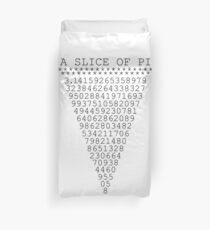 A Slice of Pi Duvet Cover