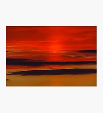 Flames of Sunset Photographic Print