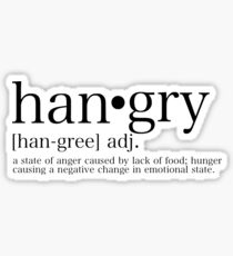 Hangry Sticker