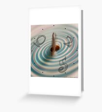 Dizzy O'Clock © Vicki Ferrari Greeting Card