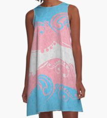 Transgender Ornamental Flag A-Line Dress