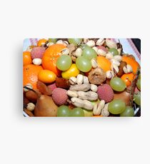 Früchteteller / Fruitplate Canvas Print