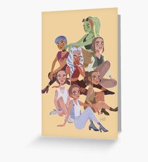 Galaxies Greeting Card