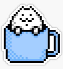 Pegatina Kawaii Cat In Mug
