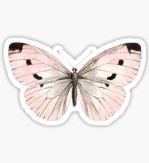 Butterfly flutter - soft peach Sticker