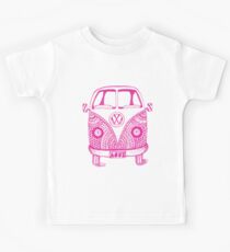 Pink Kombi Kids Tee